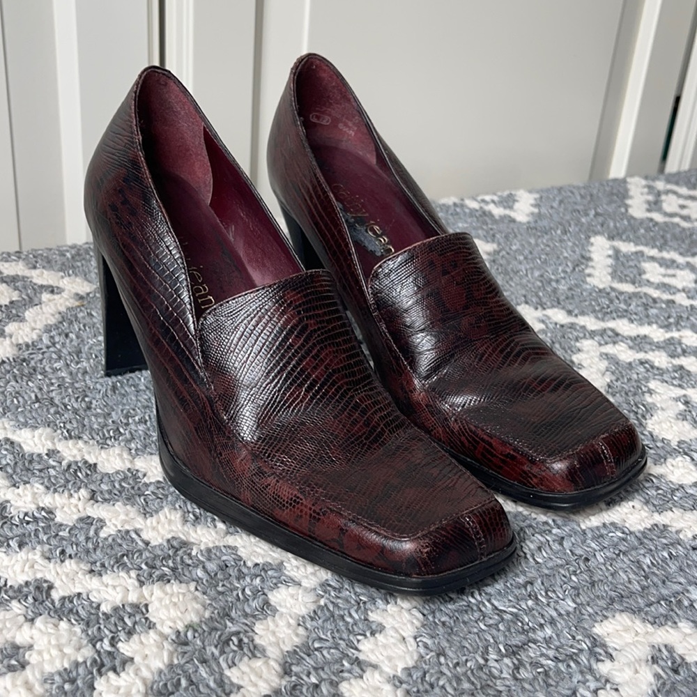 Cathy Jean slip on heels